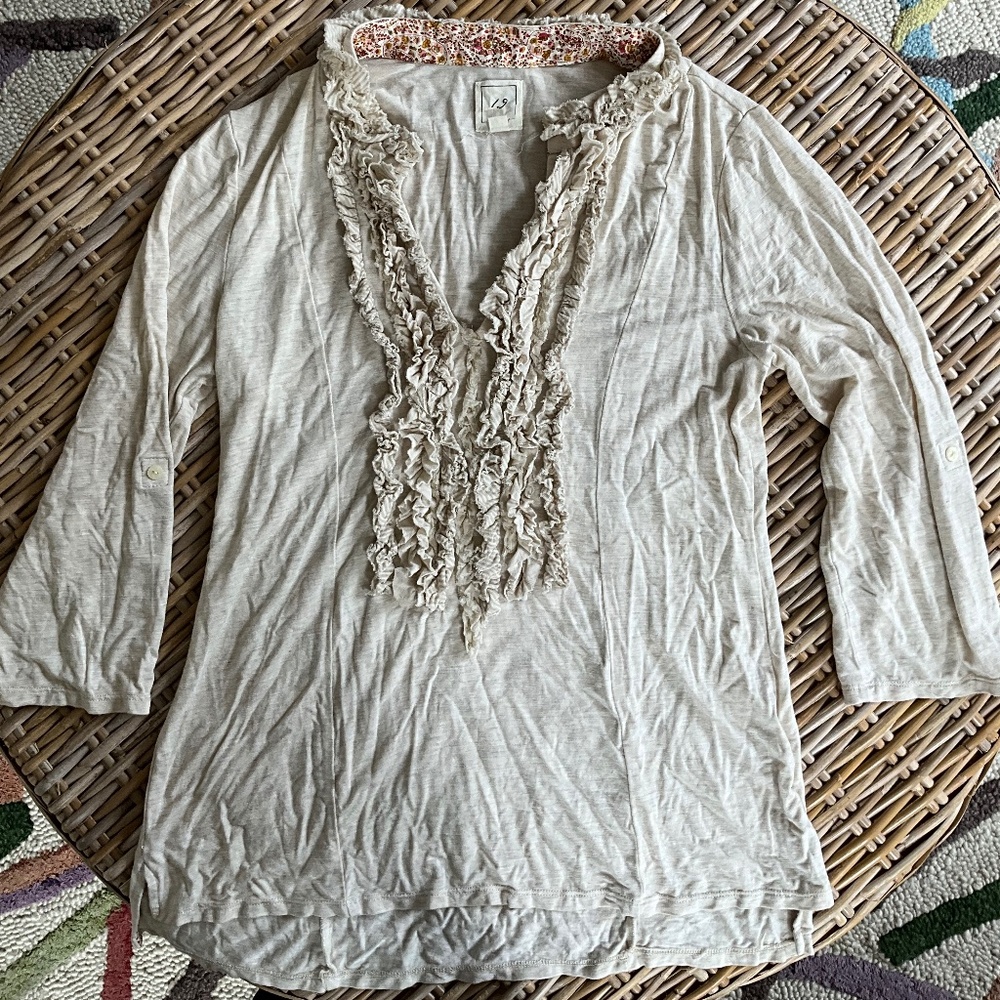 One Sept ruffle top